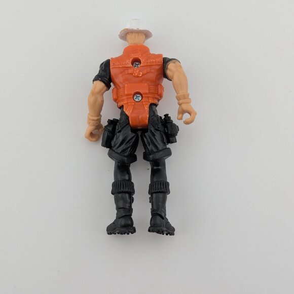 🎖️ G.I. Joe Action Figure – Jungle/Rescue Themed Soldier with Orange Tactical V - Picture 2 of 2